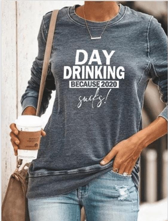 Damen Sweatshirt Humor Schriftzug Norvielle