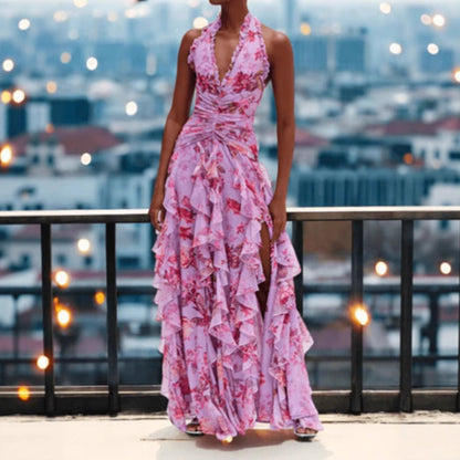 Damen Abendkleid Norvielle Rüschen