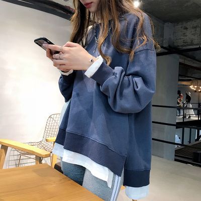 Damen Sweatshirt Weit Schnitt Modern Bequem - Norvielle