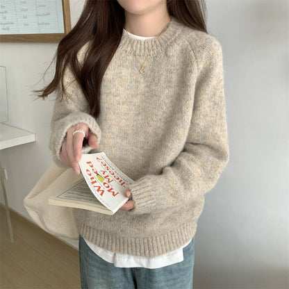 Damen Oversized-Pullover Kuschelig Norvielle