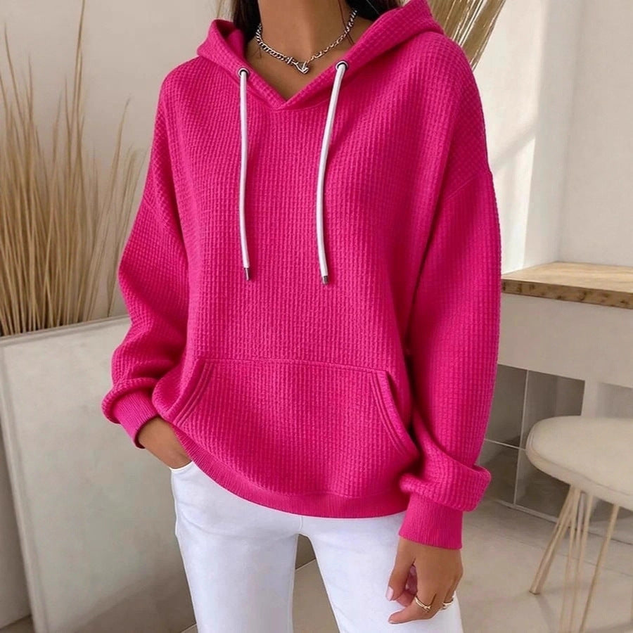 Damen Kapuzenpullover Strukturiertes Gewebe Norvielle