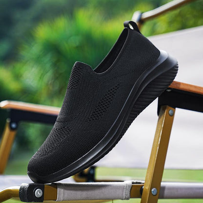Herren Leicht Sneaker Atmungsaktives Strickdesign