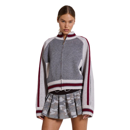 Damen Sweater Gestrickt Bequem Norvielle Emblem