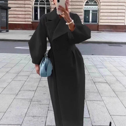 Damen Trenchcoat Tailliert Seiden Norvielle