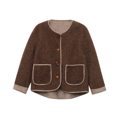Damen Strickjacke Lässig Dekorative Knöpfe Norvielle