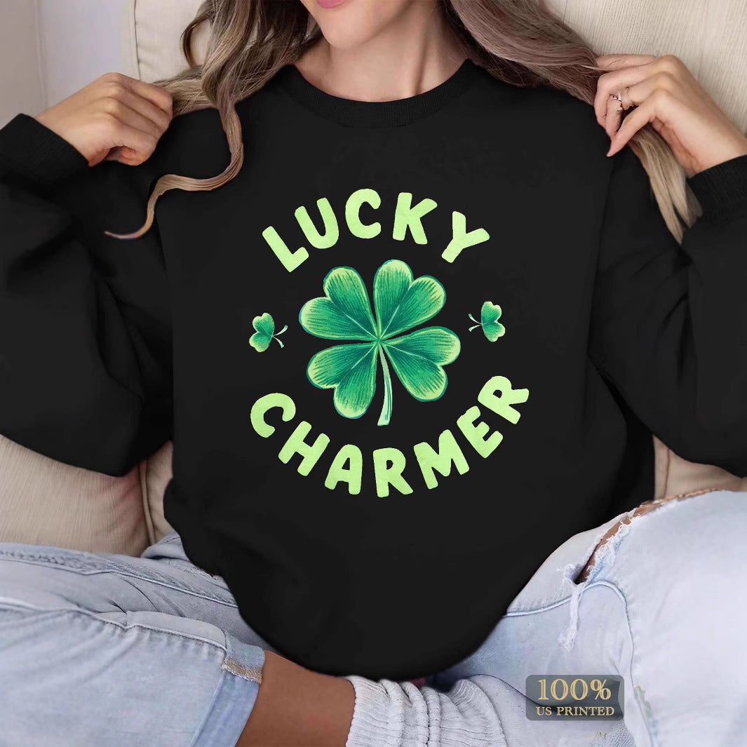 Damen Sweatshirt Lässiger Schnitt Motiviertes Design Norvielle - Norvielle