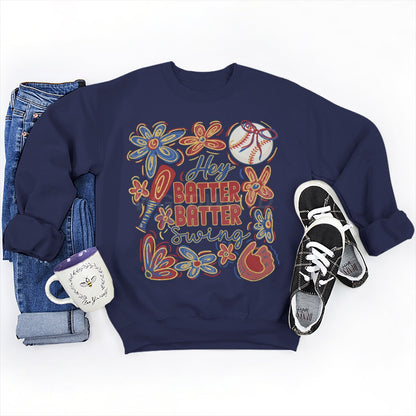 Damen Sweatshirt Baseball-Motiv Lässiger Schnitt Norvielle