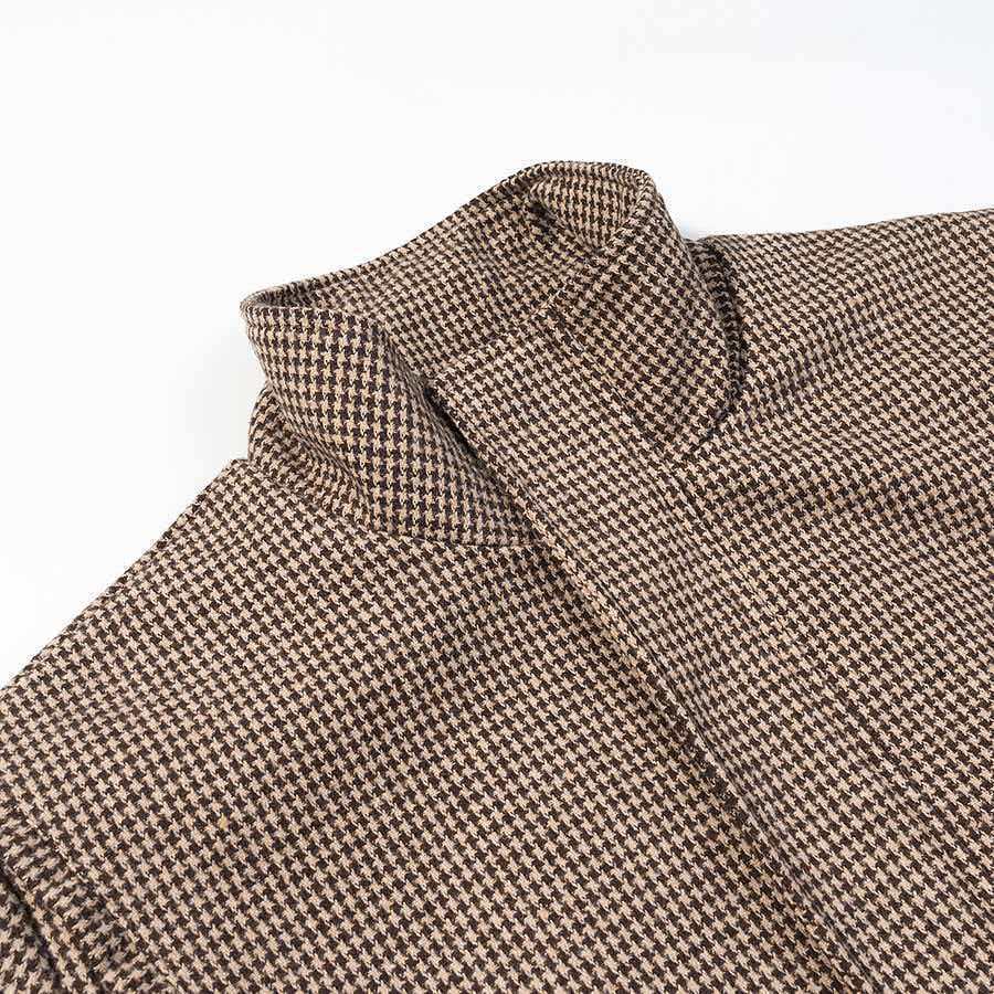 Damen Übergangsjacke Hahnentritt-Muster Norvielle