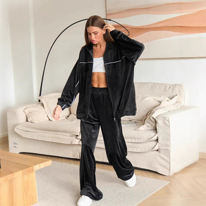 Damen Fleecejacke Hochkragen Lässiger Schnitt Norvielle - Norvielle
