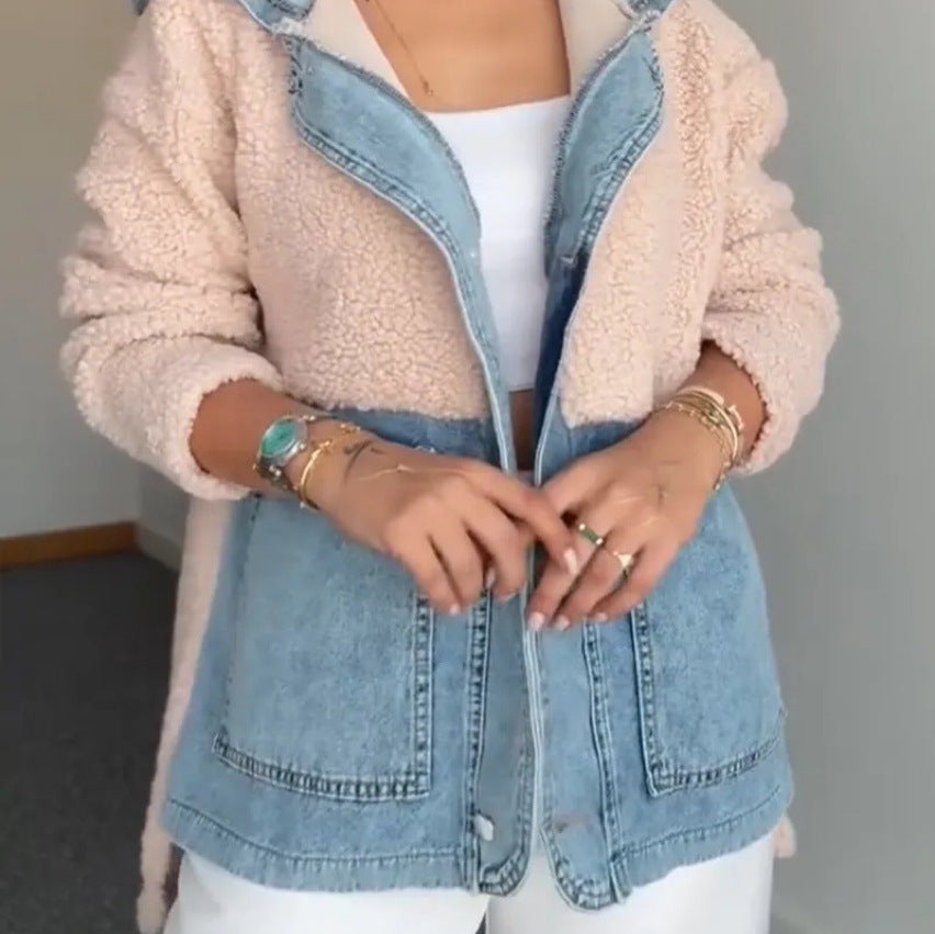 Damen Übergangsjacke Kuscheliges Fleece