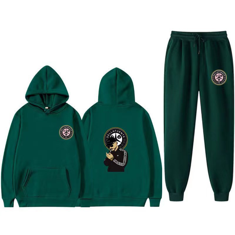 Damen Pullover Set mit Jogginghose und einzigartigem Druck - Norvielle
