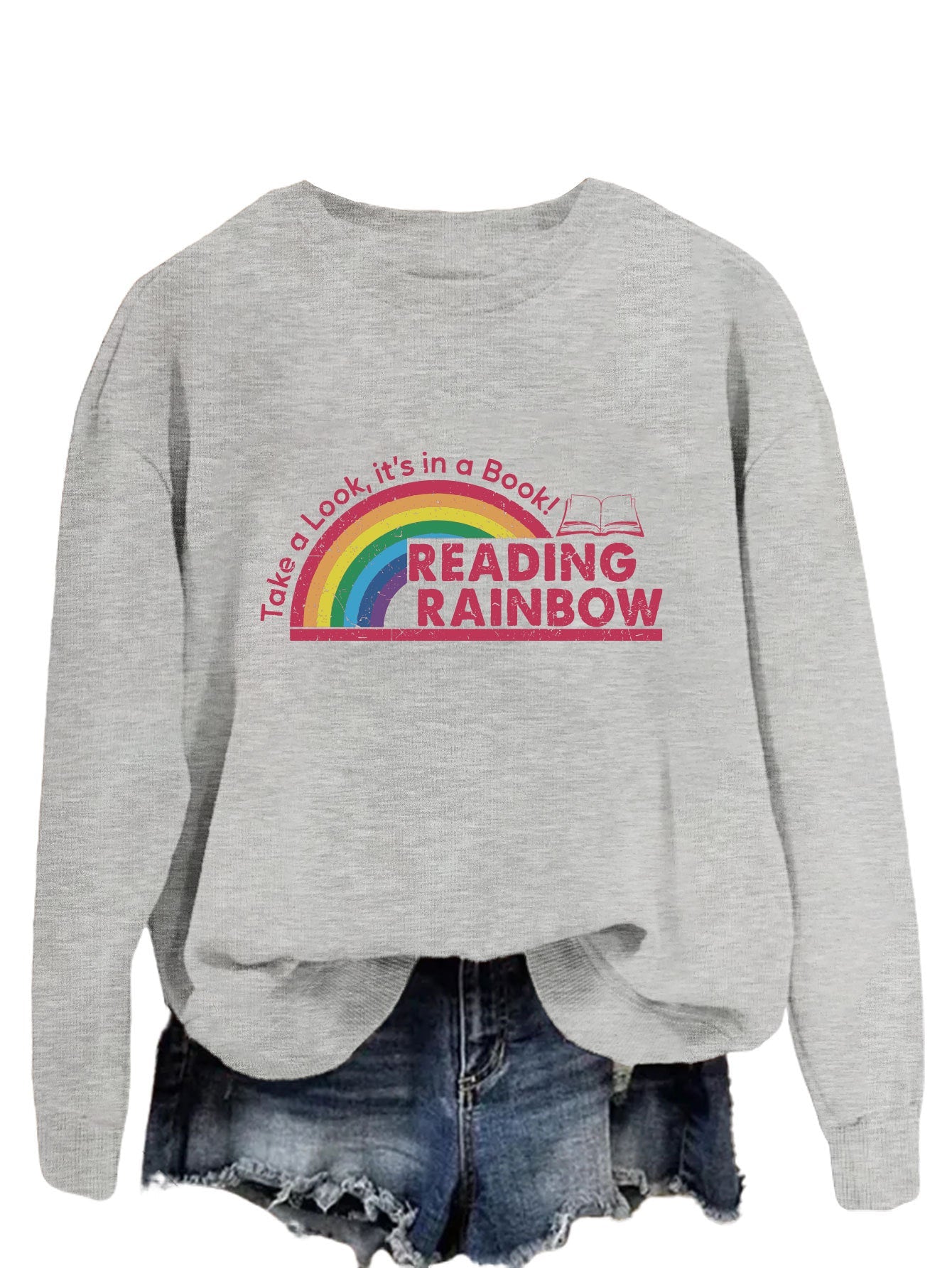 Damen Sweatshirt Lässig Einzigartiger Druck Norvielle
