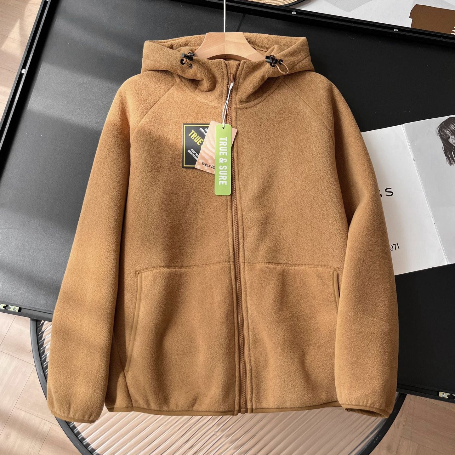 Damen Fleecejacke Hochkragen Mit Seitentaschen Norvielle