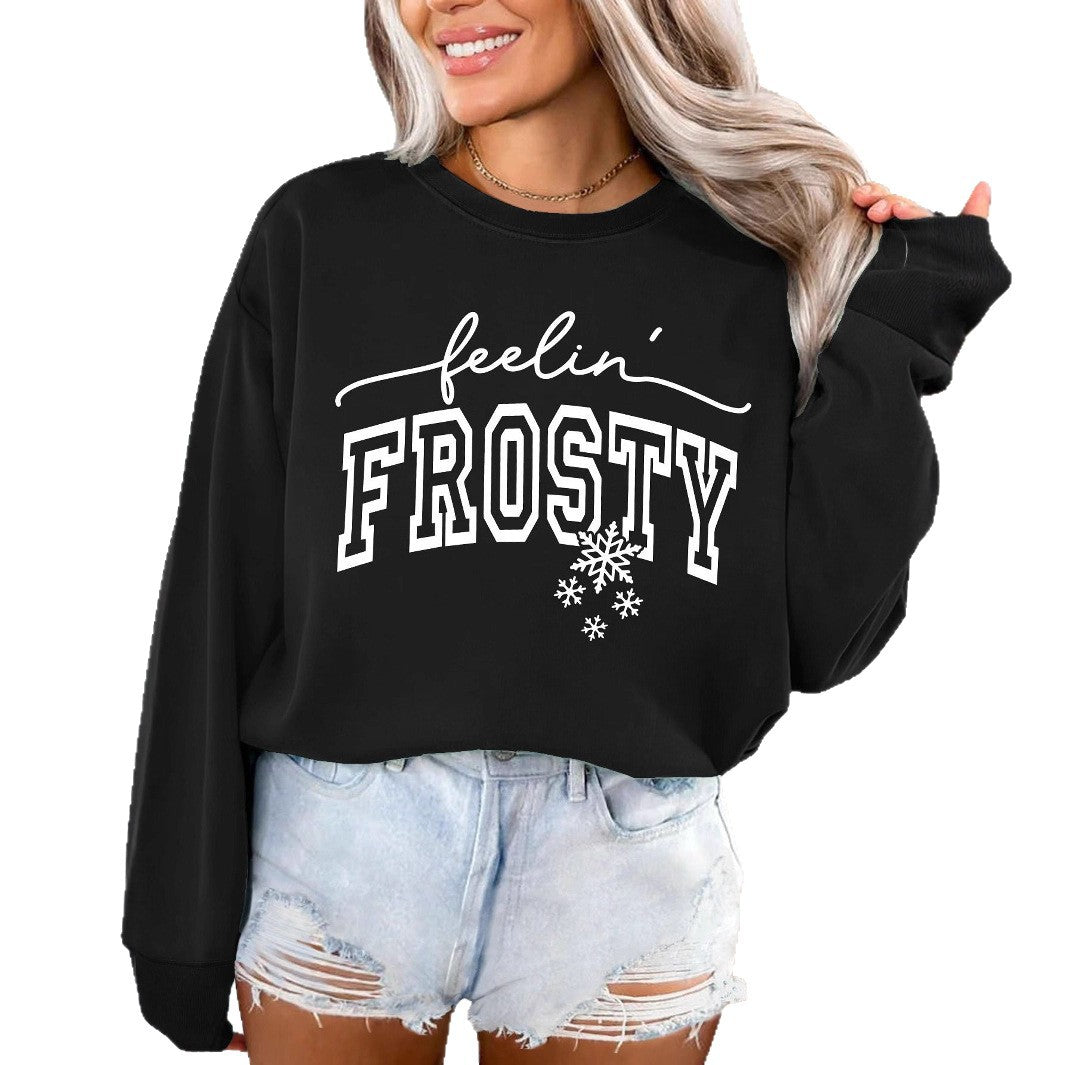 Damen Sweatshirt Grafik-Aufdruck Norvielle