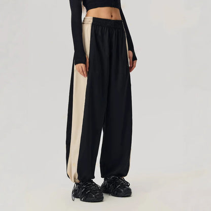 Damen Sportfreizeithose Mit Kontraststreifen