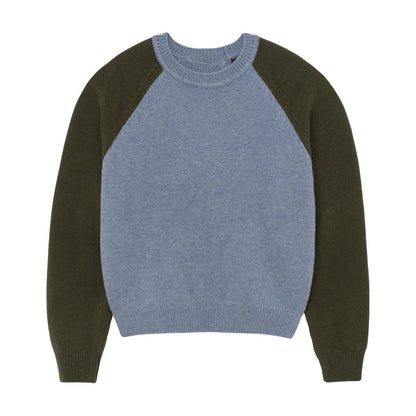 Damen Strickpullover Raglanärmel Norvielle