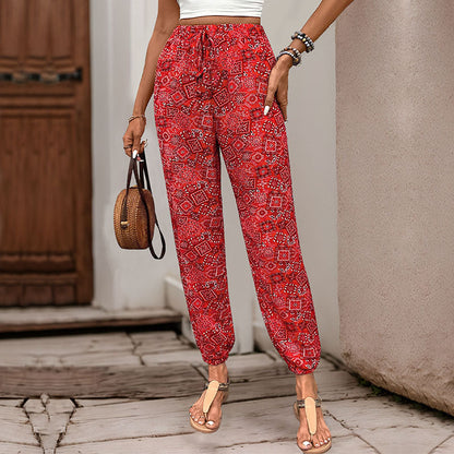 Damen Sommerhose Ethnomuster Leicht Norvielle