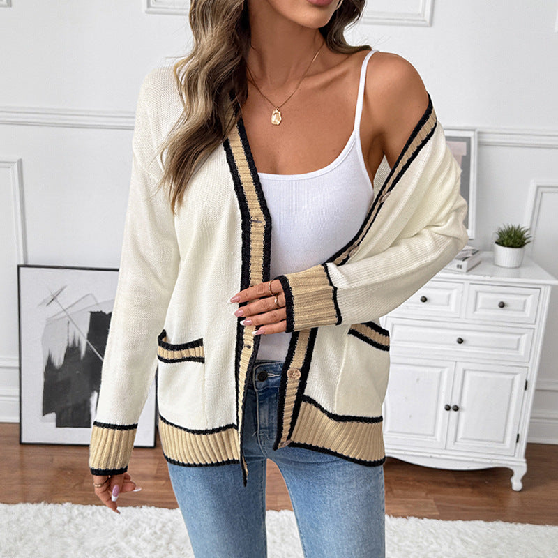 Damen Cardigan Lässig Norvielle