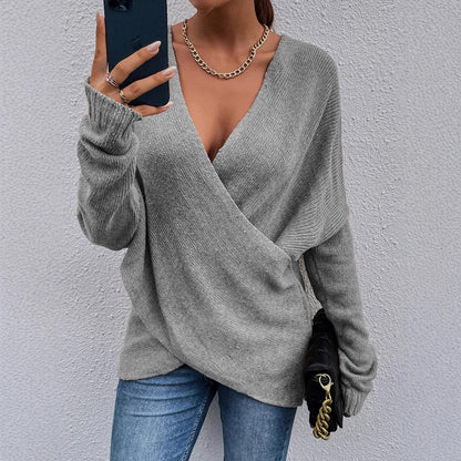 Damen Pullover V-Ausschnitt Norvielle
