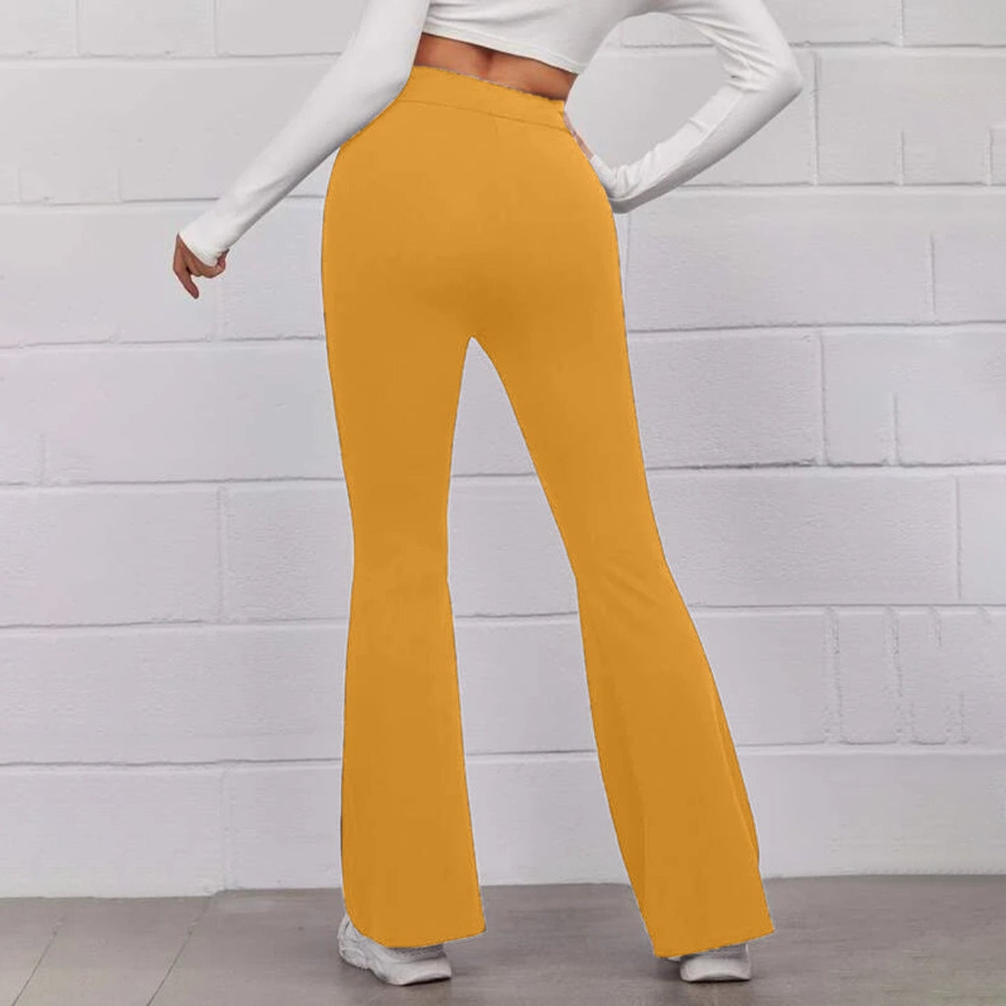 Damen Flared-Hosen Norvielle Hochsitze