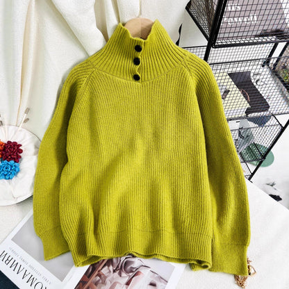 Damen Rollkragenpullover Weiches Strickmaterial Norvielle