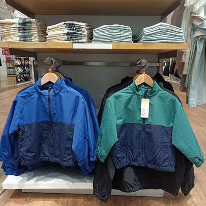 Damen Leichte Übergangsjacke Stehkragen Norvielle