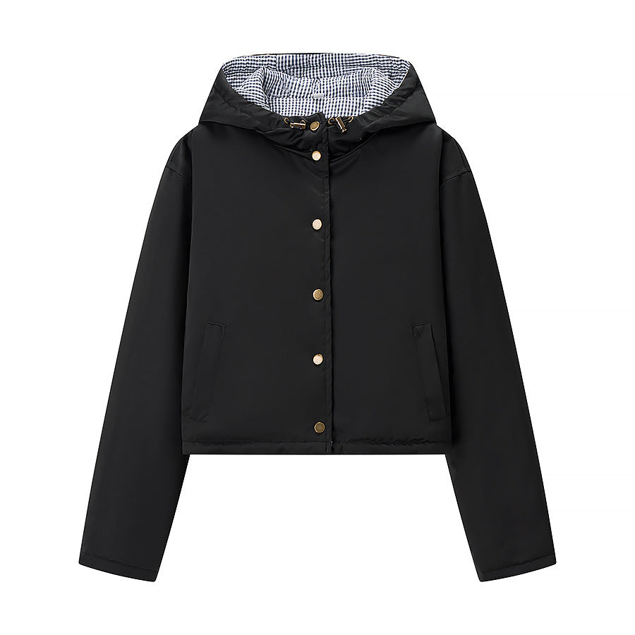 Damen Übergangsjacke mit Kapuze Norvielle
