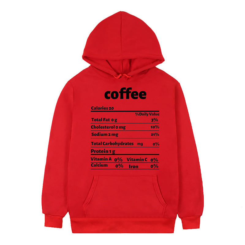 Damen Kapuzenpullover Nährwertdesign Norvielle