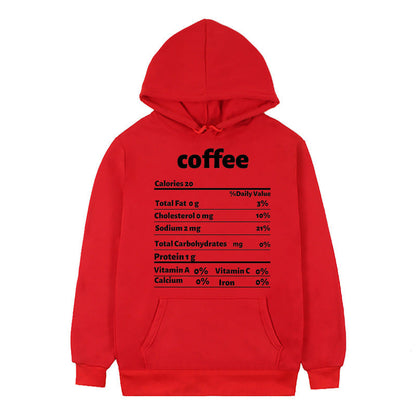 Damen Kapuzenpullover Nährwertdesign Norvielle