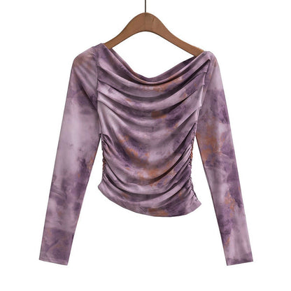 Damen Longsleeve- Gerafft Norvielle