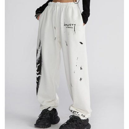Damen Sweatpants Modernes Grafik-Print Norvielle - Norvielle
