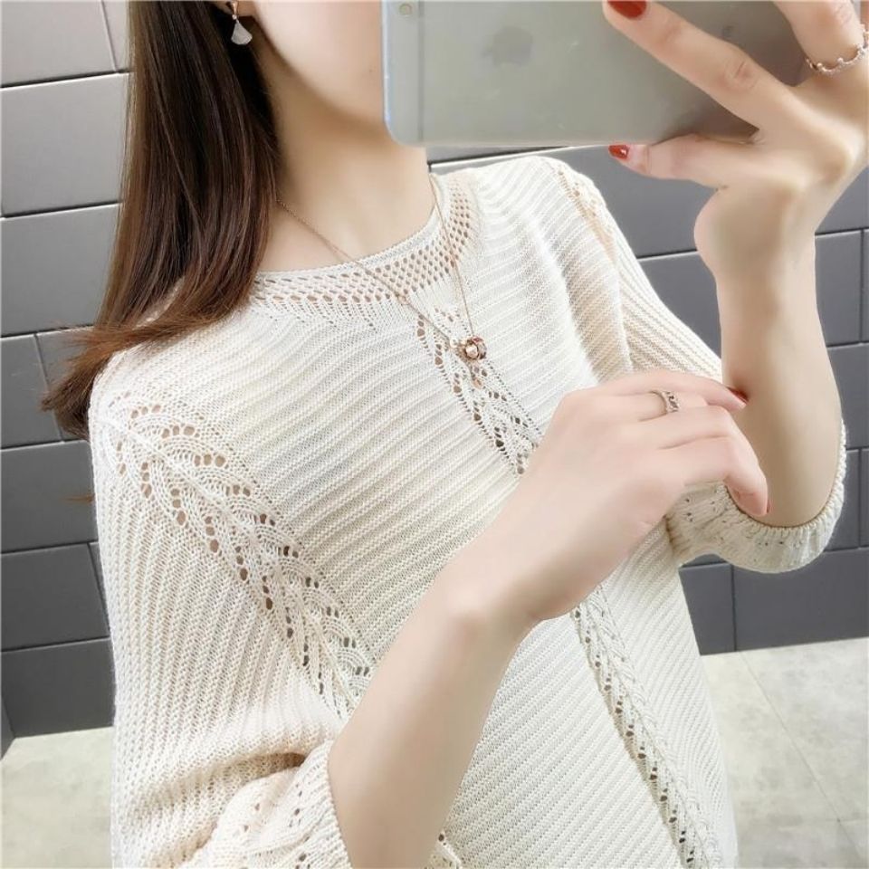Damen Strickpullover Lässig Filigran Norvielle
