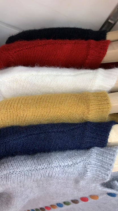 Damen Strickjacke Weichgefilzt Bunt Norvielle