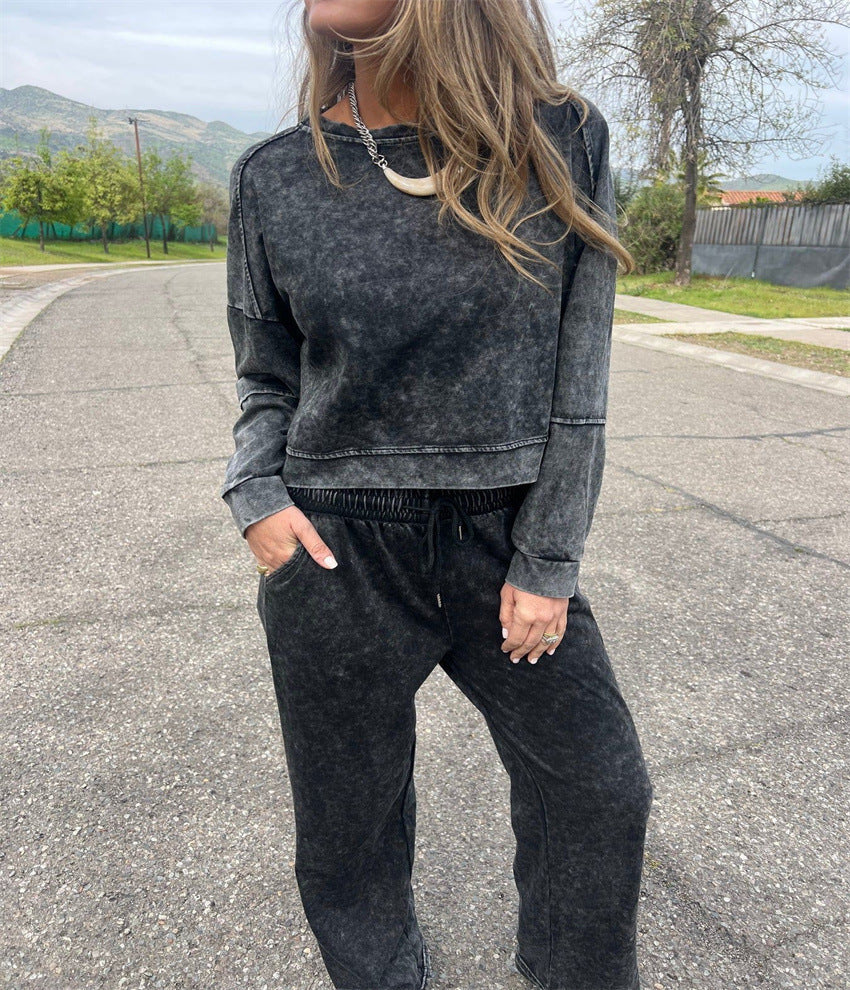 Damen Sweatshirt Jogginghosen Set Norvielle