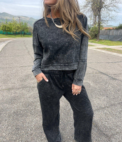 Damen Sweatshirt Jogginghosen Set Norvielle