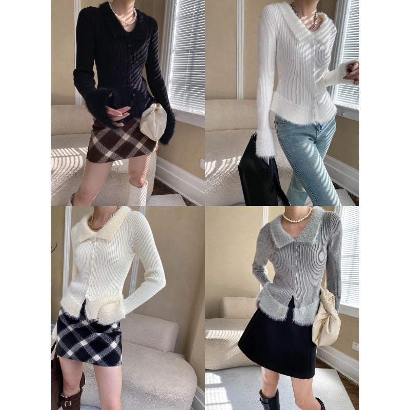 Damen Cardigan Strick Weich Norvielle