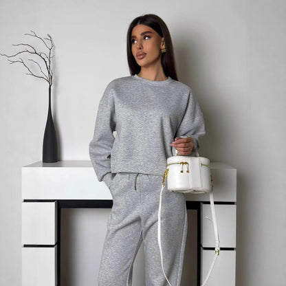 Damen Sweatanzug Komfort Norvielle Hoch Bündchen