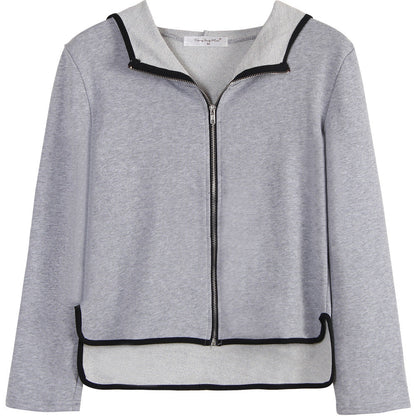 Damen Sportliche Zip-Hoodie Jacke Norvielle -> Damen Sportzip-Hoodie