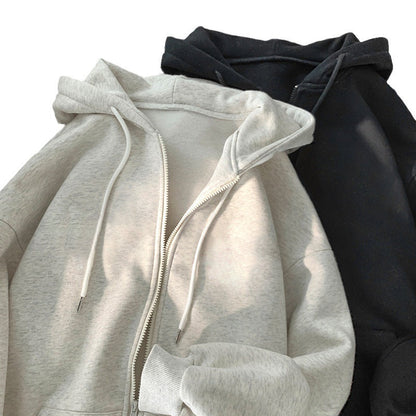 Damen Kapuzen-Sweatjacke Ergonomisch Reißverschluss