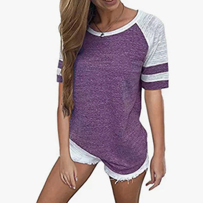 Damen Sport-T-Shirt Atmungsaktives Material Lässig