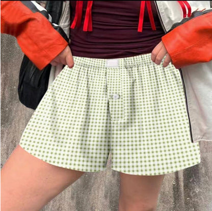 Damen Boxershorts Kariert Norvielle - Norvielle