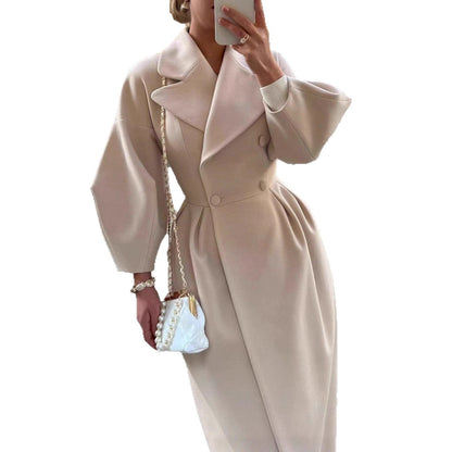 Damen Trenchcoat Tailliert Seiden Norvielle