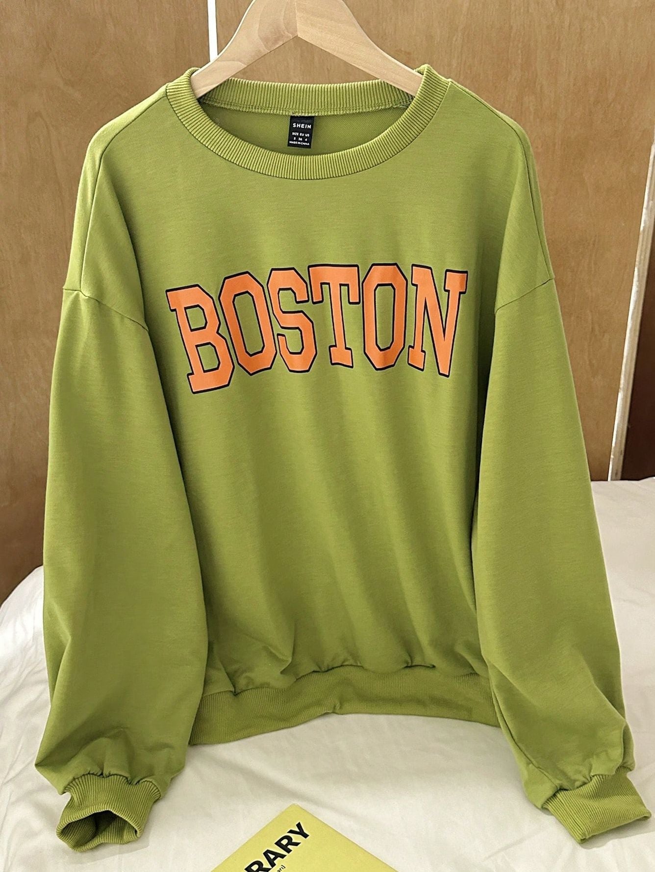 Damen Sweatshirt Lässig Mit Auffälligem Schriftzug Norvielle