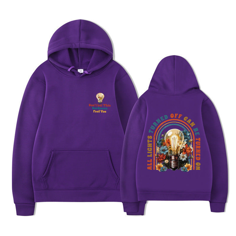 Damen Kapuzenpullover Bunt Entspannter Sitz