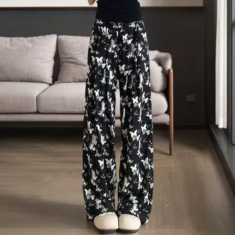 Damen Sommerhose Schmetterlingsmuster Norvielle