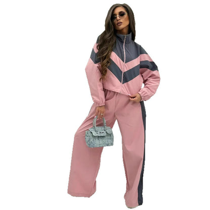Damen Sportanzug Modernes Design Grafische Details