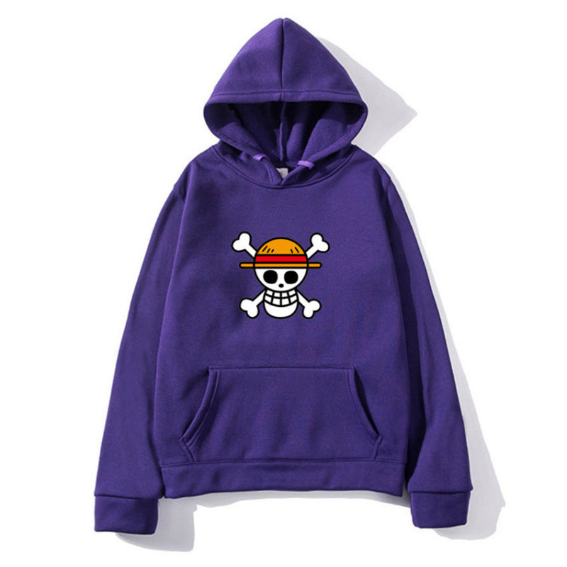 Damen Kapuzenpullover Piratenmotiv Bequem Norvielle