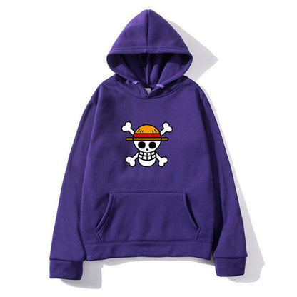 Damen Kapuzenpullover Piratenmotiv Bequem Norvielle