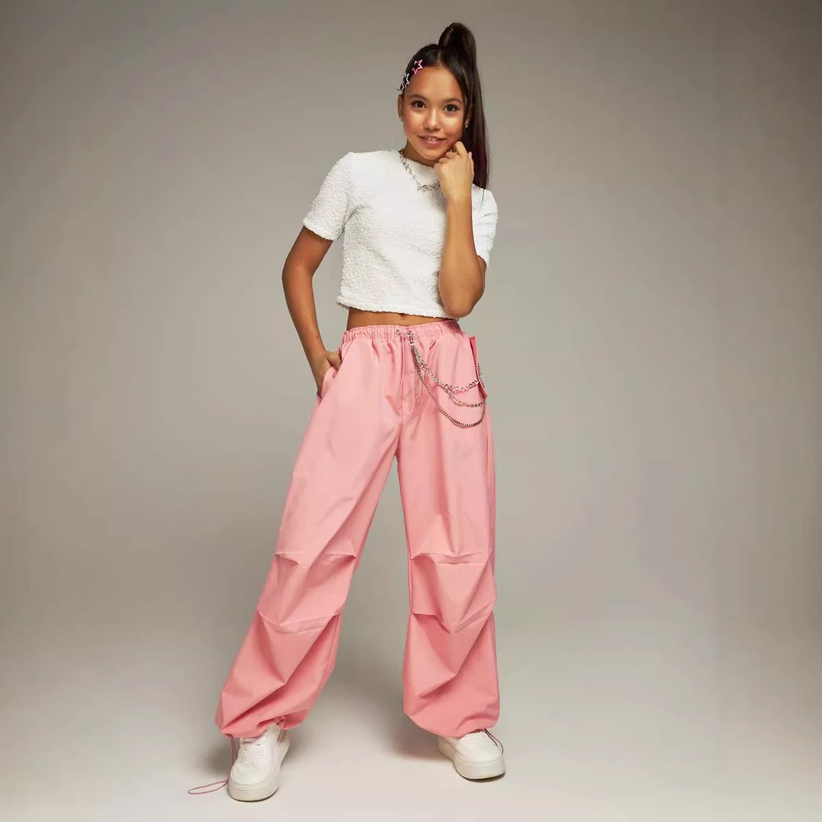Damen Weite Hose Bequem Norvielle