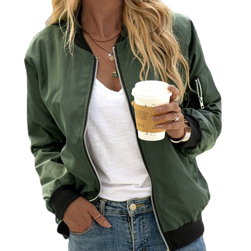 Damen Bomberjacke Norvielle mit Seitentaschen